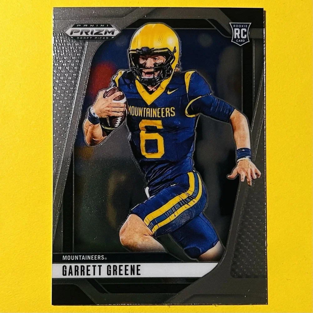 2025 Panini Prizm Draft Picks Garrett Greene Rookie RC #148 West Virginia WVU